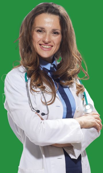Médica prescritora apresentando a plataforma Kaya Doc